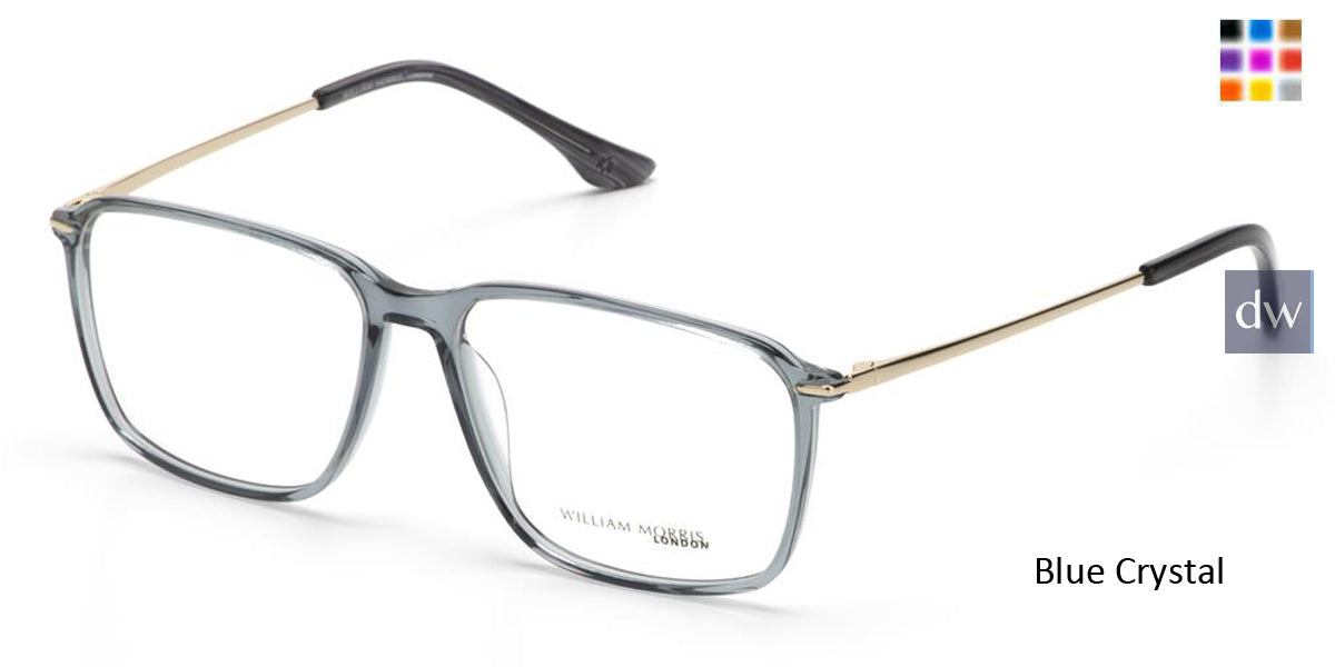 Blue Crystal William Morris London WM50197 Eyeglasses.