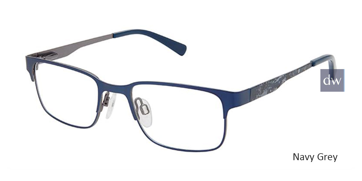 Navy Grey Superflex Kids SFK-250 Eyeglasses