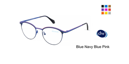 Blue Navy Blue Pink