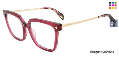 Burgundy (0V64) Police VPLD26 Eyeglasses.