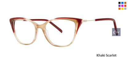 Khaki Scarlet Vera Wang V567 Eyeglasses.