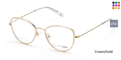 Cream/Gold William Morris London WM55001 Eyeglasses.