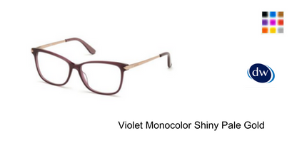 Violet Monocolor Shiny Pale Gold