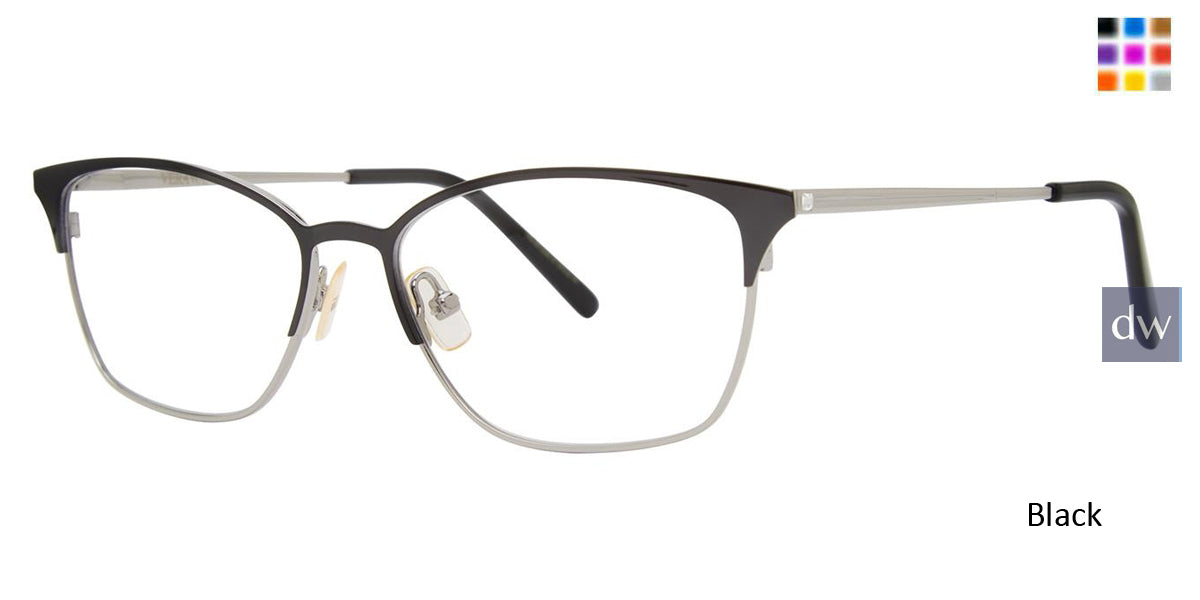 Black Vera Wang Charlene Eyeglasses.