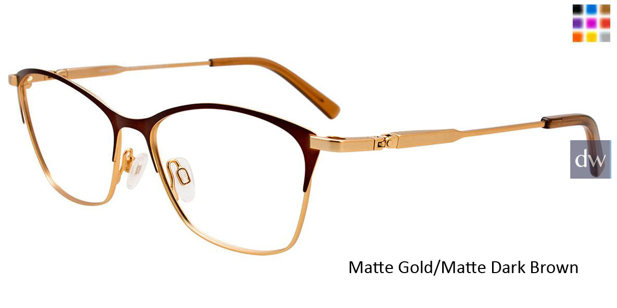 Matte Gold Matte Dark Brown