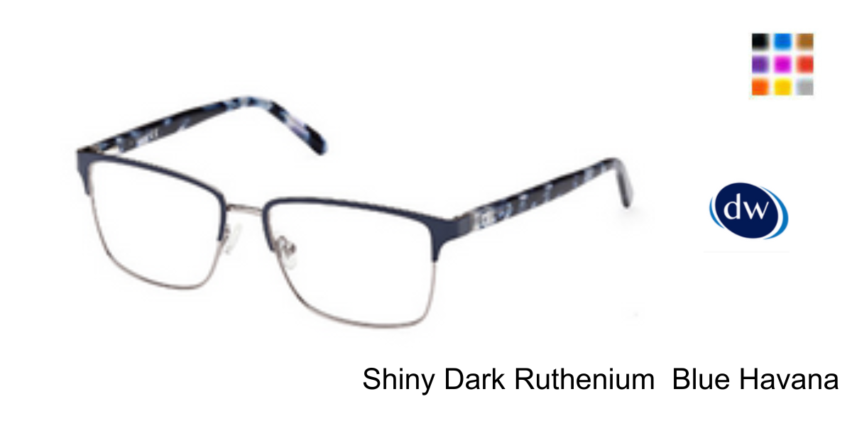 Shiny Dark Ruthenium Blue Havana