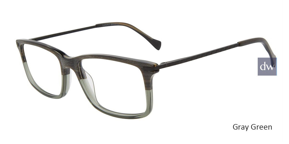 Gray Green Lucky Brand VLBD423 Eyeglasses