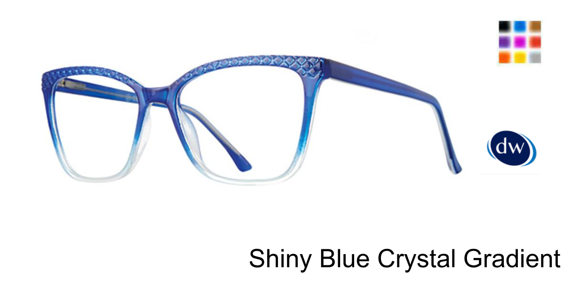Shiny Blue Crystal Gradient