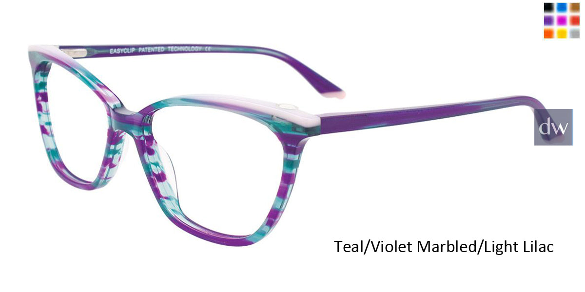 Teal Violet Marbled Light Lilac