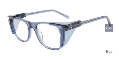 Blue Fila VFI185 Eyeglasses