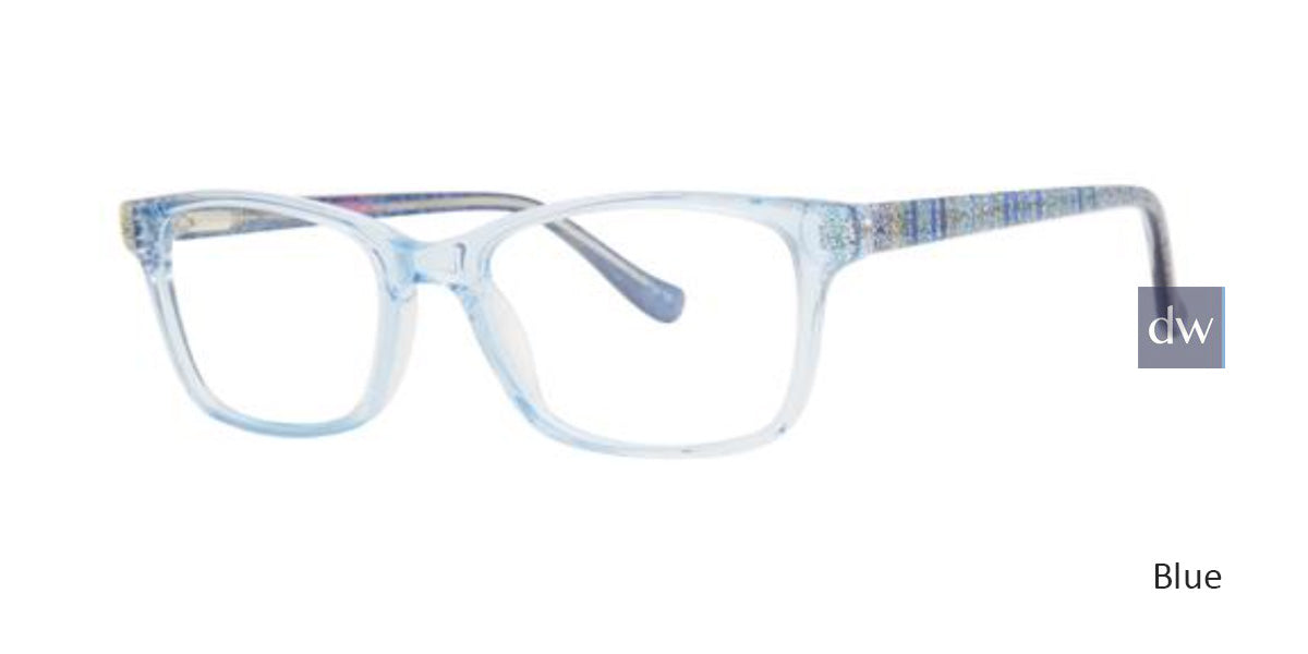 Blue Kensie Girls RX Shimmer Eyeglasses - Teenager