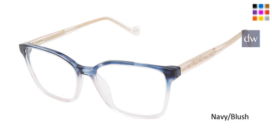 Navy/Blush Mini 762005 Eyeglasses.