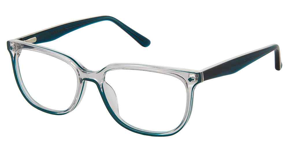 GREY-TEAL SUPERFLEX-KIDS SFK-261 Eyeglasses