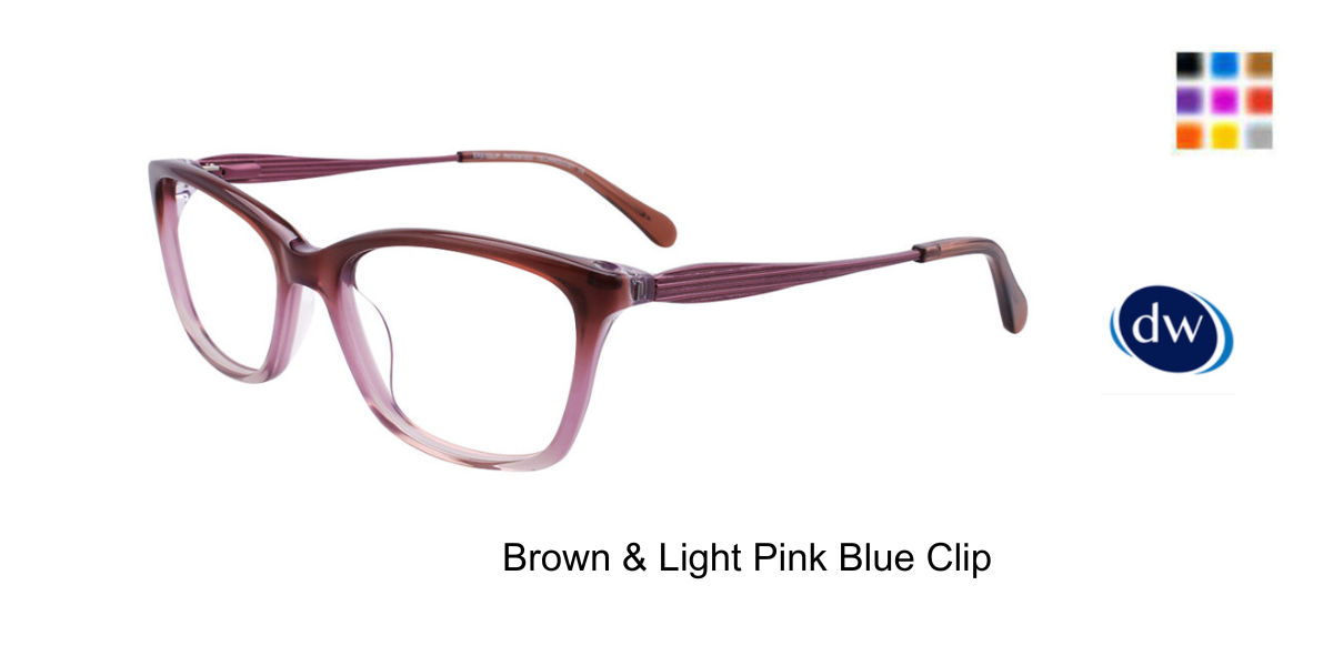 Brown Light Pink Blue Clip Dark