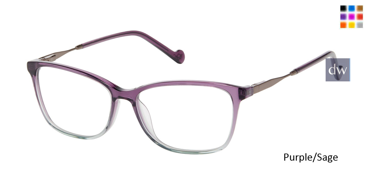 Purple/Sage Mini 762004 Eyeglasses.