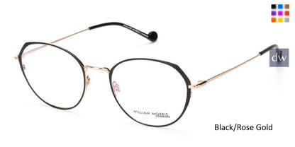 Black/Rose Gold William Morris London WM50170 Eyeglasses.