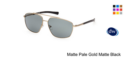 Matte Pale Gold Matte Black
