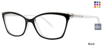 Black Vera Wang Yolanda Eyeglasses.
