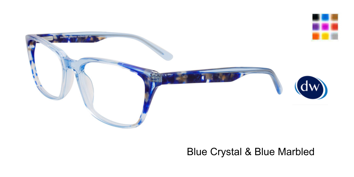 Blue Crystal Blue Marbled