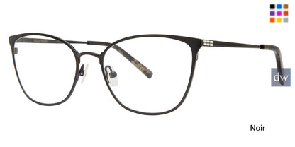 Noir Vera Wang Charrisse Eyeglasses.