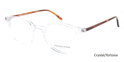 Crystal/Tortoise William Morris Charles Stone NY CSNY 30002 Eyeglasses - Teenager.