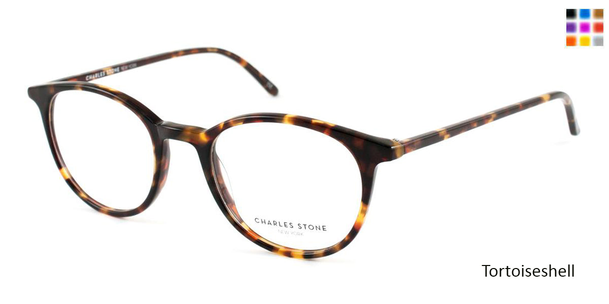 Tortoiseshell William Morris Charles Stone NY CSNY 30002 Eyeglasses - Teenager.