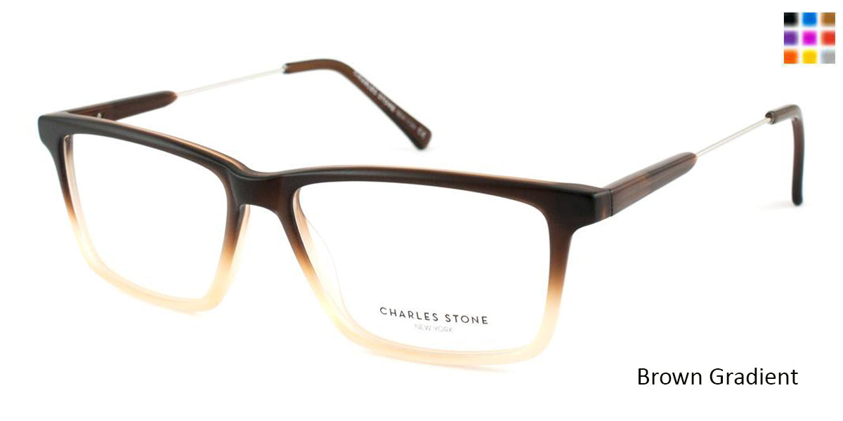 Brown Gradient William Morris Charles Stone NY CSNY 30003 Eyeglasses