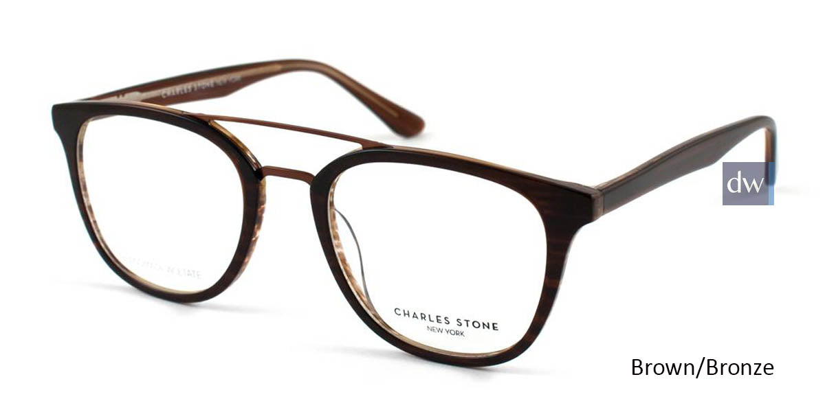 Brown/Bronze Charles Stone NY CSNY 30014 Eyeglasses