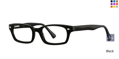 Black Elan 3001 Eyeglasses - Teenager.