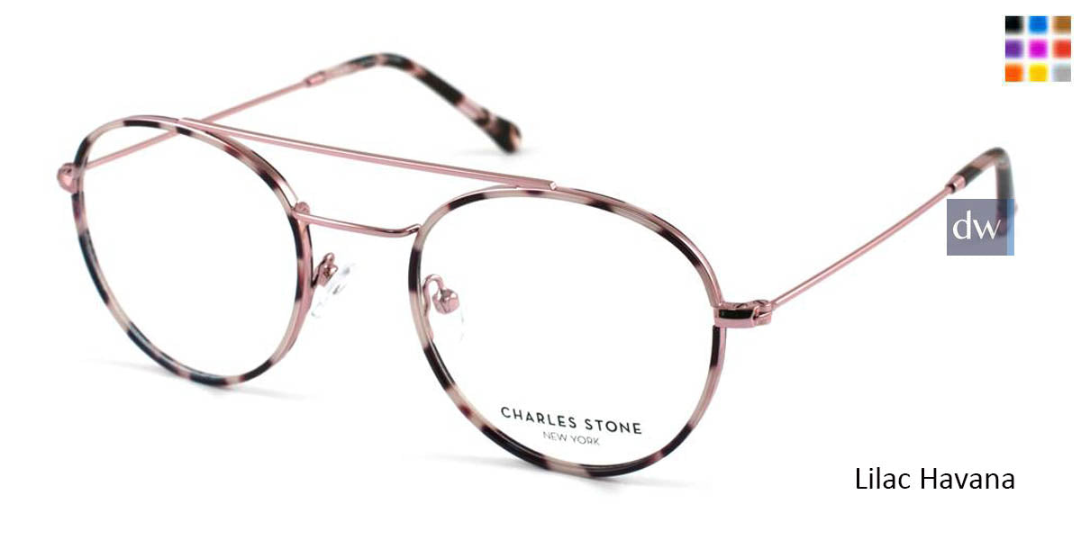 Lilac Havana Charles Stone NY CSNY 30021 Eyeglasses