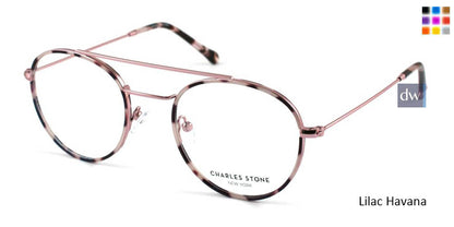 Lilac Havana Charles Stone NY CSNY 30021 Eyeglasses
