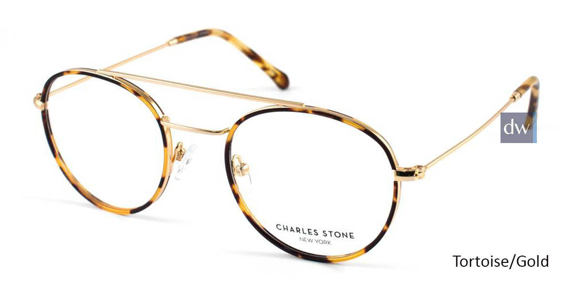 Tortoise/Gold Charles Stone NY CSNY 30021 Eyeglasses