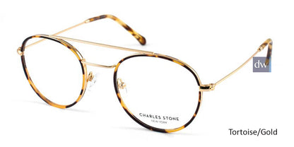 Tortoise/Gold Charles Stone NY CSNY 30021 Eyeglasses