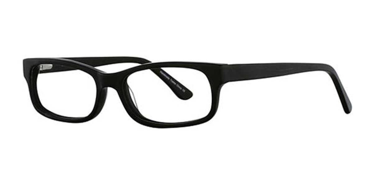 Matte Black Elan 3003 Eyeglasses.