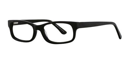 Matte Black Elan 3003 Eyeglasses.