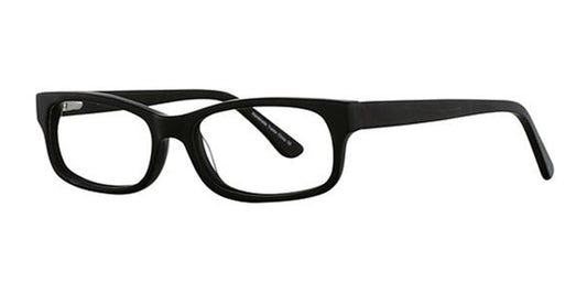 Matte Black Elan 3003 Eyeglasses.