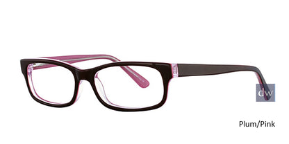 Plum/Pink Elan 3003 Eyeglasses.