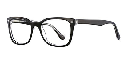Black/Crystal Elan 3008 Eyeglasses.