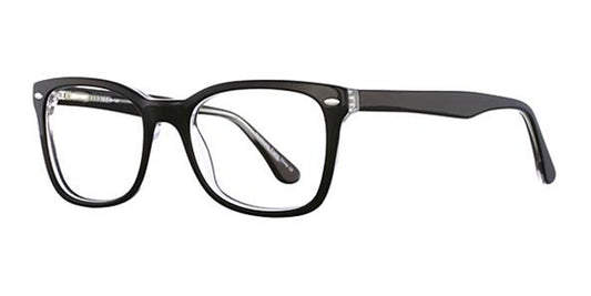 Black/Crystal Elan 3008 Eyeglasses.