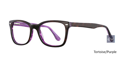 Tortoise /Purple Elan 3008 Eyeglasses.