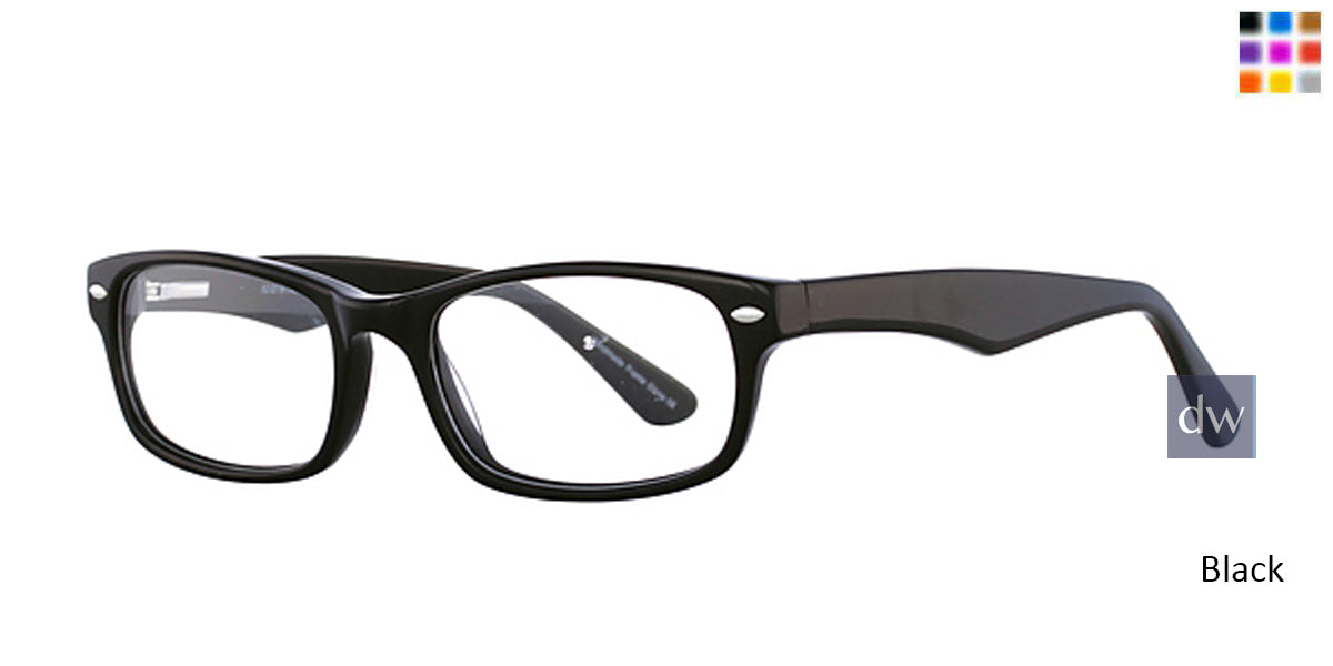 Black Elan 3009 Eyeglasses.