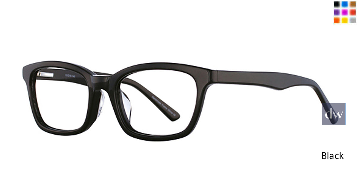 Black Elan 3012 Eyeglasses.