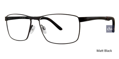 Matt Black Vivid Collection 3012 Eyeglasses.