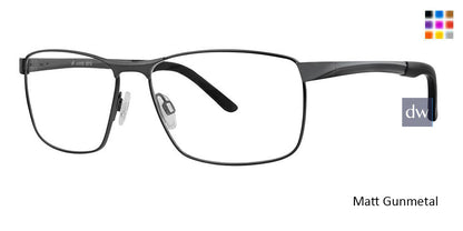 Matt Gunmetal Vivid Collection 3012 Eyeglasses