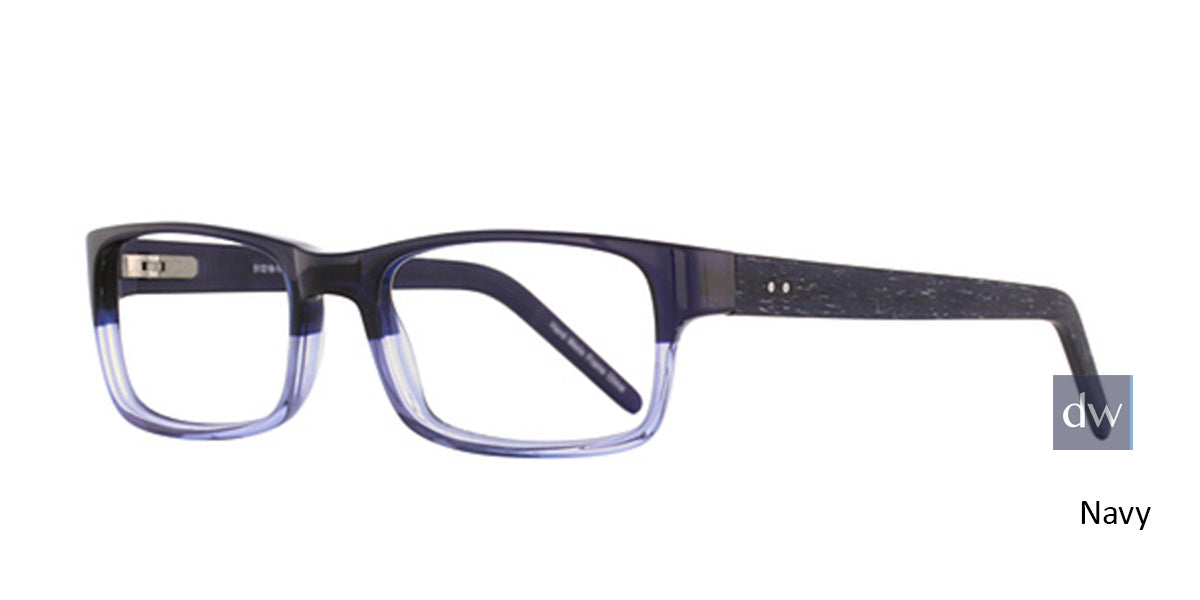 Navy Elan 3018 Eyeglasses.