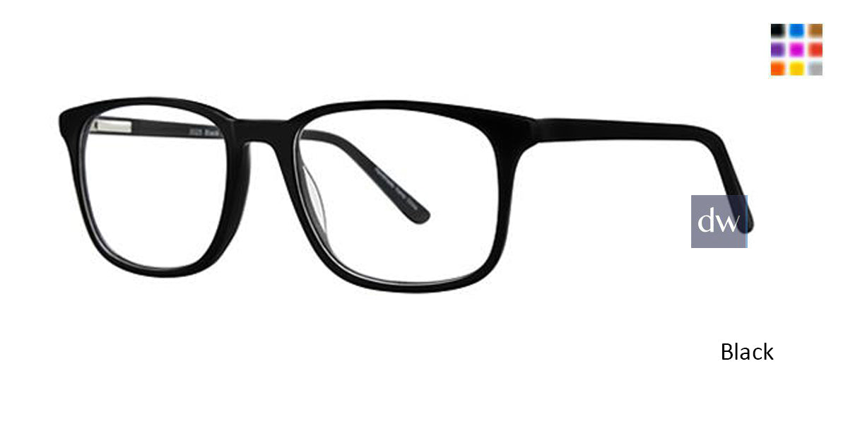 Black Elan 3025 Eyeglasses.