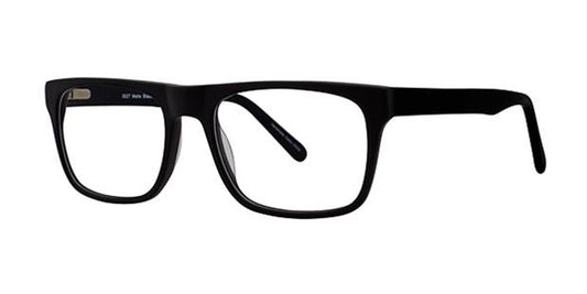 Matte Black Elan 3027 Eyeglasses.