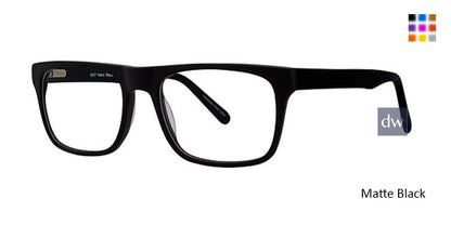 Matte Black Elan 3027 Eyeglasses.