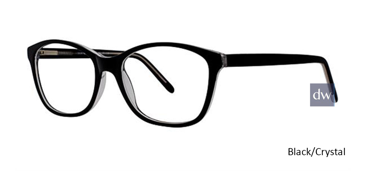 Black/Crystal Elan 3028 Eyeglasses