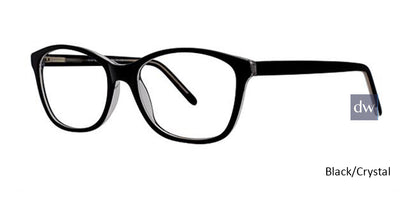 Black/Crystal Elan 3028 Eyeglasses